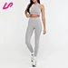 Seamless Ribbed Racer Sports Bra